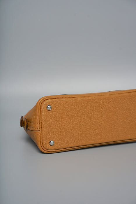 Hermes Mini Bolide in Imprime Caramel Chevre Phw (Brand New)
