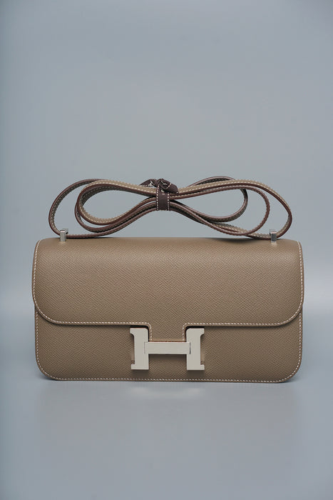 Hermes Constance Elan in Etoupe Epsom Ghw (Brand New)