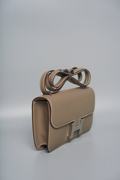 Hermes Constance Elan in Etoupe Epsom Ghw (Brand New)