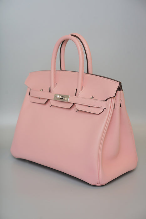 Hermes Birkin 25 in Sakura Swift Phw (Brand New)