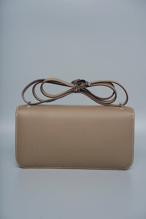 Hermes Constance Elan in Etoupe Epsom Ghw (Brand New)
