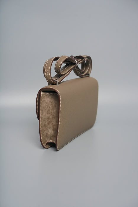 Hermes Constance Elan in Etoupe Epsom Ghw (Brand New)