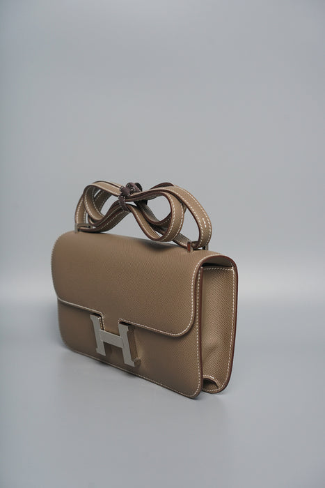 Hermes Constance Elan in Etoupe Epsom Ghw (Brand New)