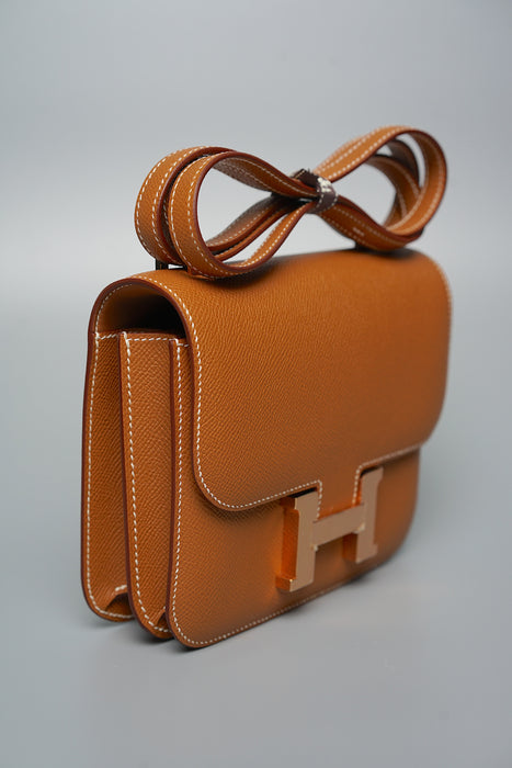 Hermes Constance 18 in Gold Rghw (Brand New)