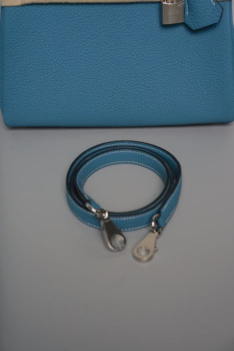 Hermes Kelly 25 in Blue Jean Togo Phw (Brand New)