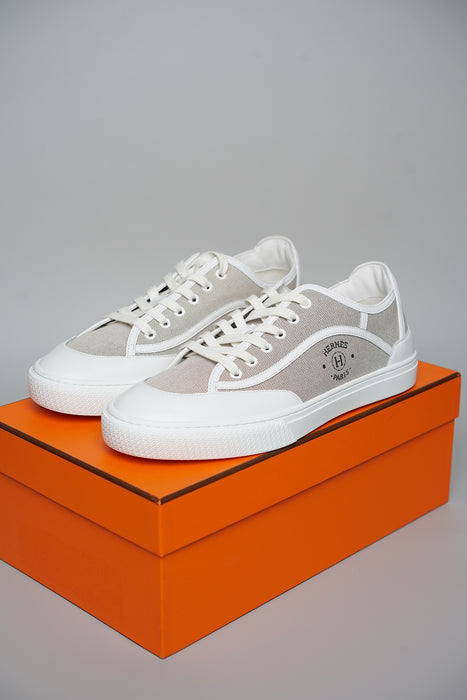 Hermes Get Sneaker in Prunoir / Blanc Size 43 (Brand New)