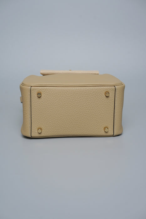 Hermes Mini Lindy II in Trench Ghw (Brand New)