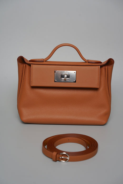 Hermes 2424-21 in Gold Phw (Brand New)