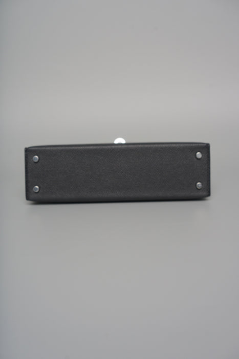 Hermes Kelly 20 in Black Epsom Phw (Brand New)