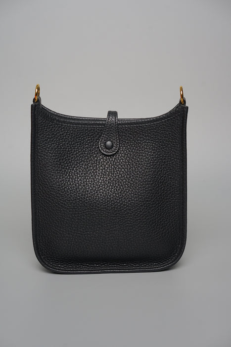 Hermes Mini Evelyne in Noir Ghw