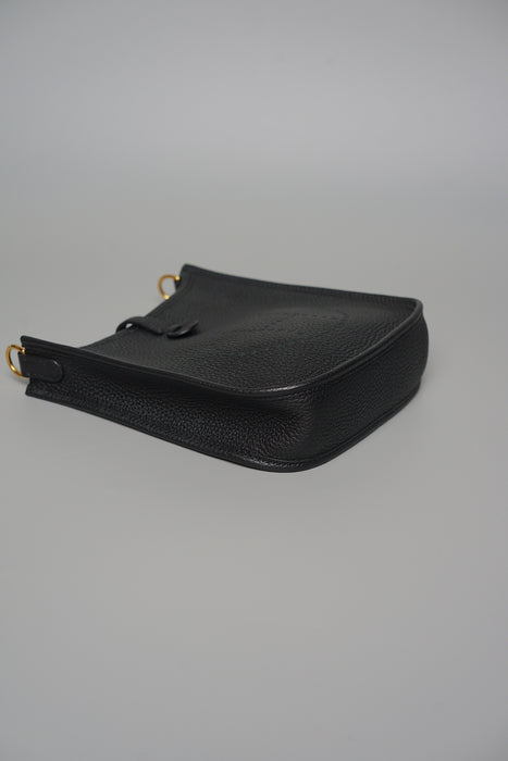 Hermes Mini Evelyne in Noir Ghw