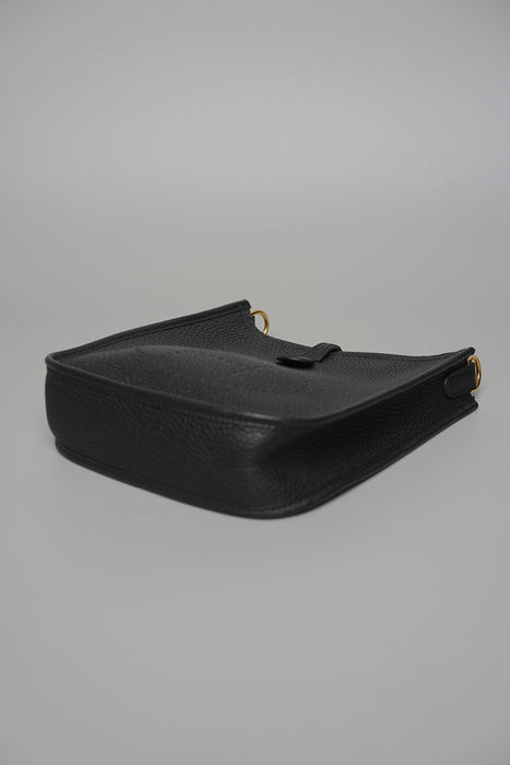 Hermes Mini Evelyne in Noir Ghw