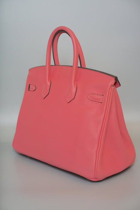 Hermes Birkin 25 in Rose Lipstick Swift Phw
