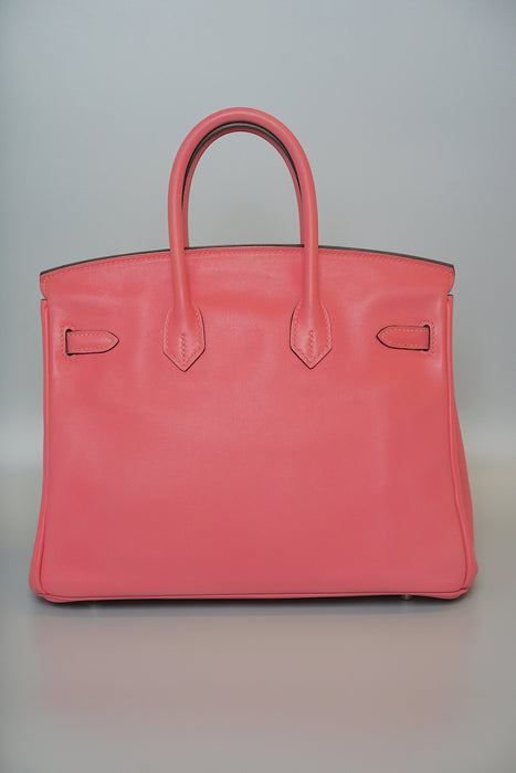Hermes Birkin 25 in Rose Lipstick Swift Phw
