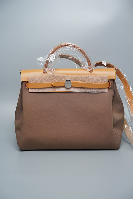 Hermes Herbag 31 in Etoupe Phw (Brand New)