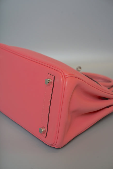Hermes Birkin 25 in Rose Lipstick Swift Phw