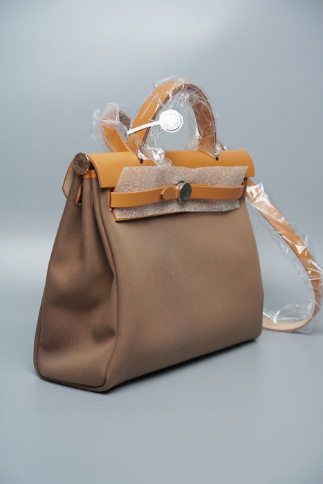 Hermes Herbag 31 in Etoupe Phw (Brand New)