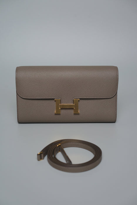 Hermes Constance To Go in Gris Etain Epsom Ghw (Brand New)