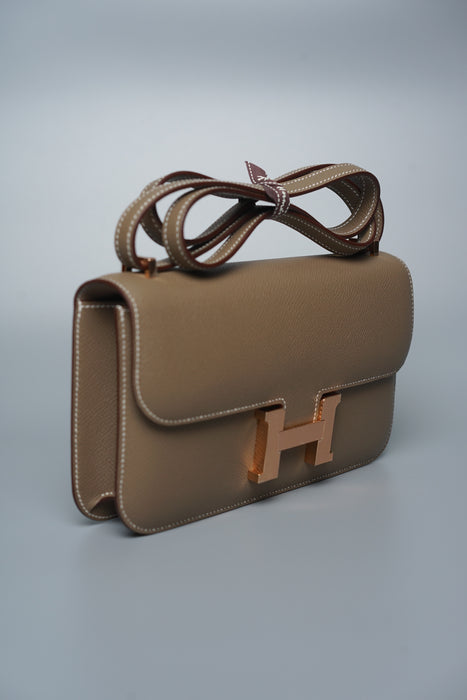 Hermes Constance Elan in Etoupe Rghw (Brand New)