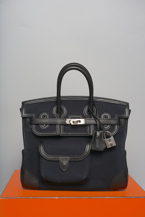 Hermes Birkin 25 Cargo in Blue Marine Phw (Brand New)