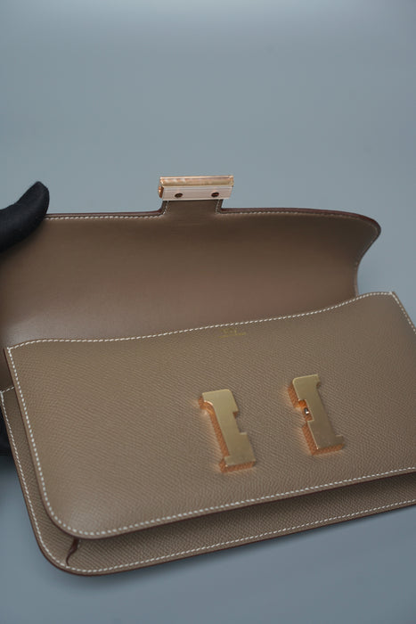 Hermes Constance Elan in Etoupe Rghw (Brand New)