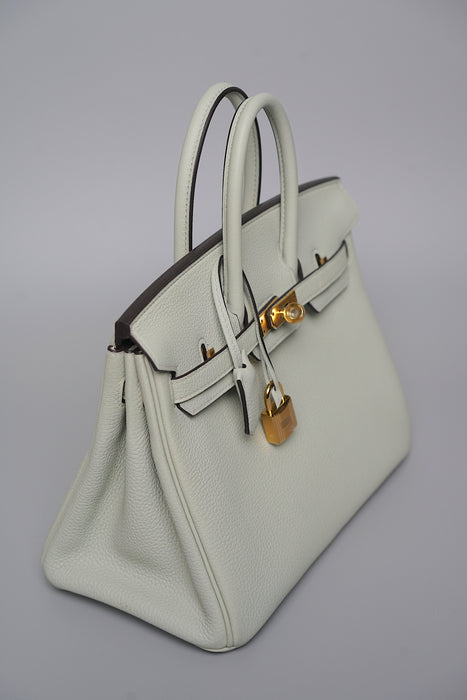 Hermes Birkin 25 Gris Neve Togo Ghw