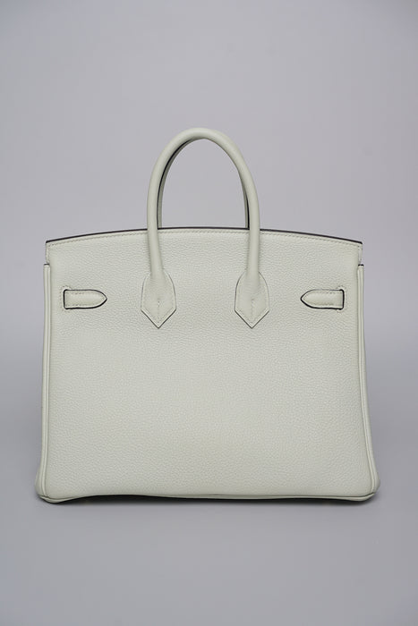 Hermes Birkin 25 Gris Neve Togo Ghw