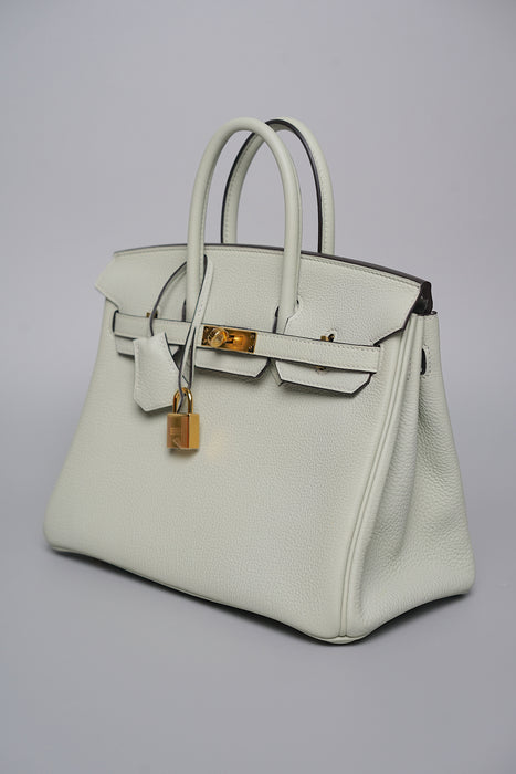 Hermes Birkin 25 Gris Neve Togo Ghw