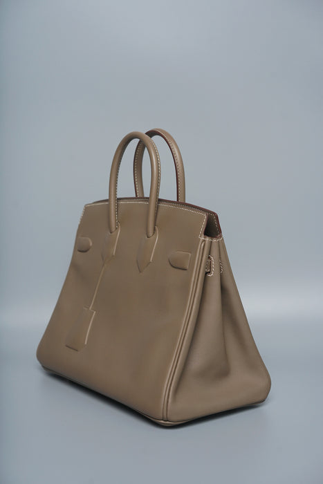 Hermes Birkin 25 in Etoupe Shadow
