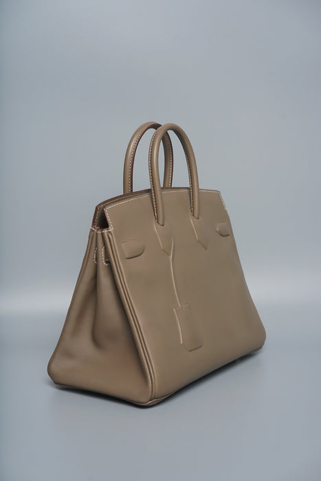 Hermes Birkin 25 in Etoupe Shadow