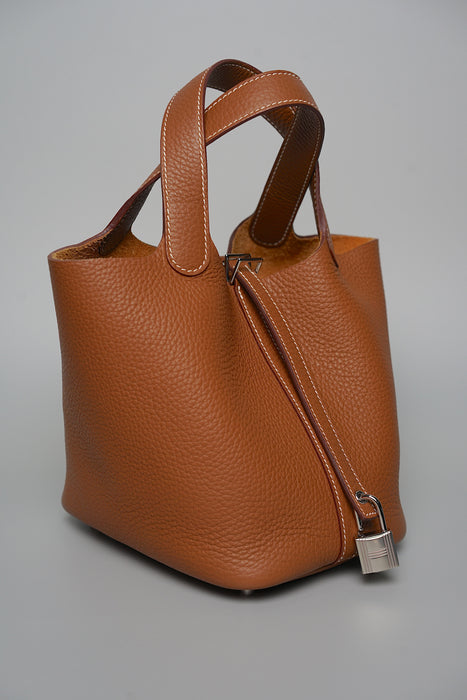 Hermes Picotin 18 in Gold Phw