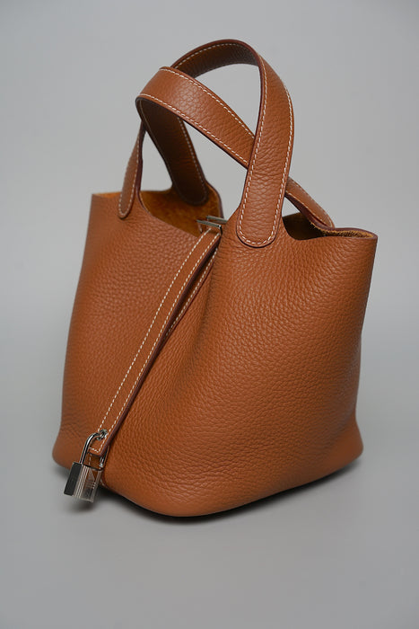 Hermes Picotin 18 in Gold Phw