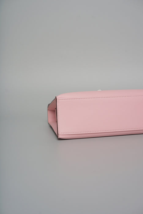Hermes Kelly Pochette in Rose Sakura Phw (Brand New)