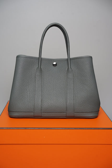 Hermes Garden Party 30 in Vert Amande Phw