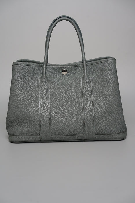 Hermes Garden Party 30 in Vert Amande Phw