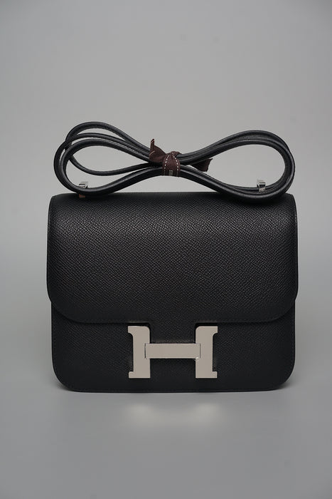 Hermes Constance 18 in Noir Epsom Phw (Brand New)