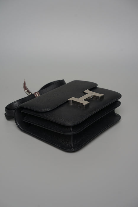 Hermes Constance 18 in Noir Epsom Phw (Brand New)