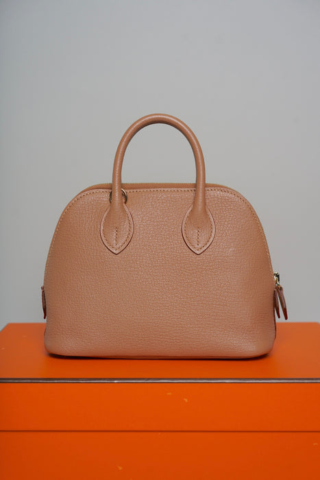 Hermes Mini Bolide in Quebracho Chevre Ghw