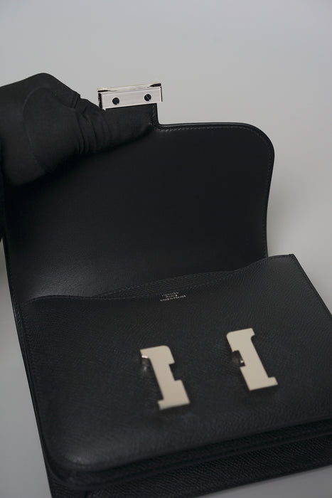 Hermes Constance 18 in Noir Epsom Phw (Brand New)