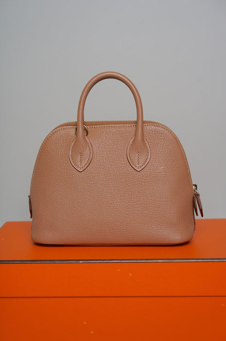 Hermes Mini Bolide in Quebracho Chevre Ghw
