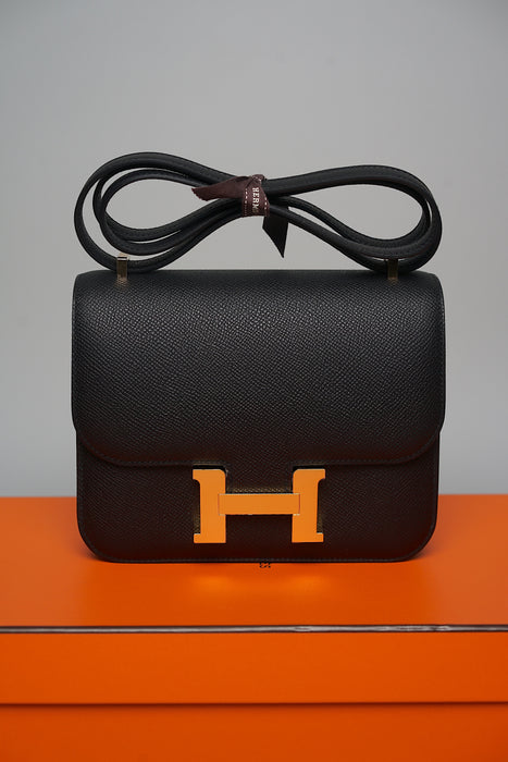 Hermes Constance 18 in Noir Ghw (Brand New)