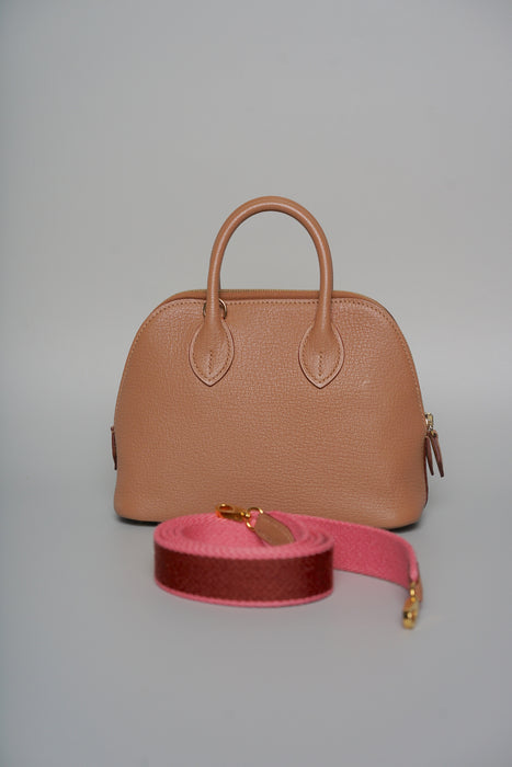 Hermes Mini Bolide in Quebracho Chevre Ghw