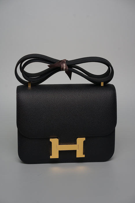 Hermes Constance 18 in Noir Ghw (Brand New)