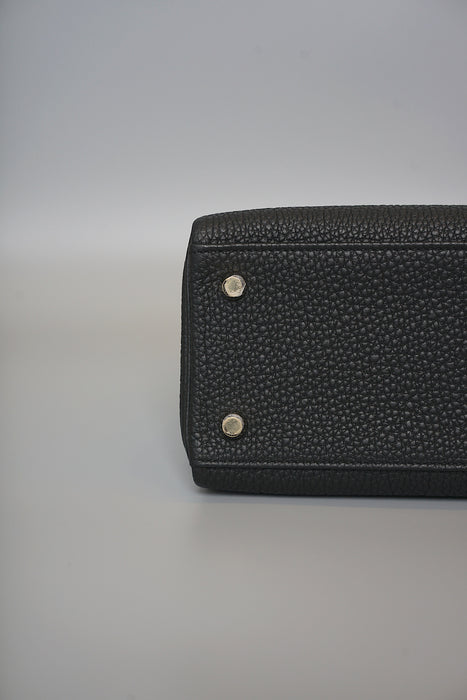 Hermes Kelly 25 in Black Togo Ghw