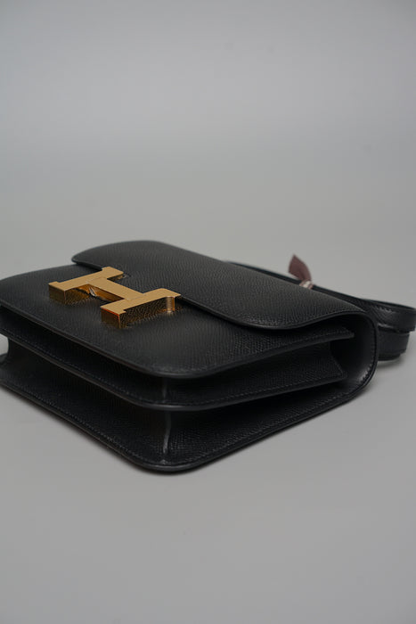 Hermes Constance 18 in Noir Ghw (Brand New)