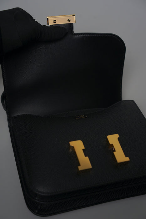 Hermes Constance 18 in Noir Ghw (Brand New)