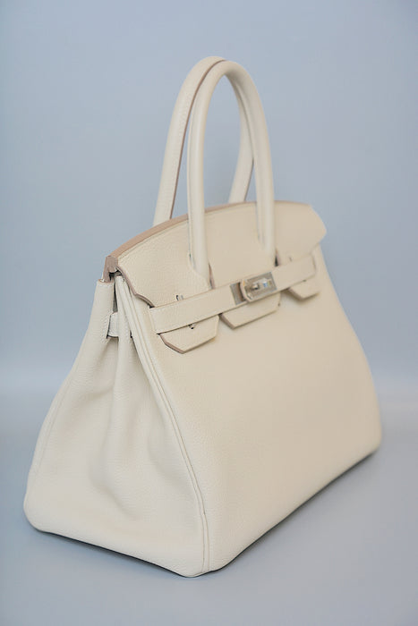 Hermes Birkin 30 in Craie Togo Phw