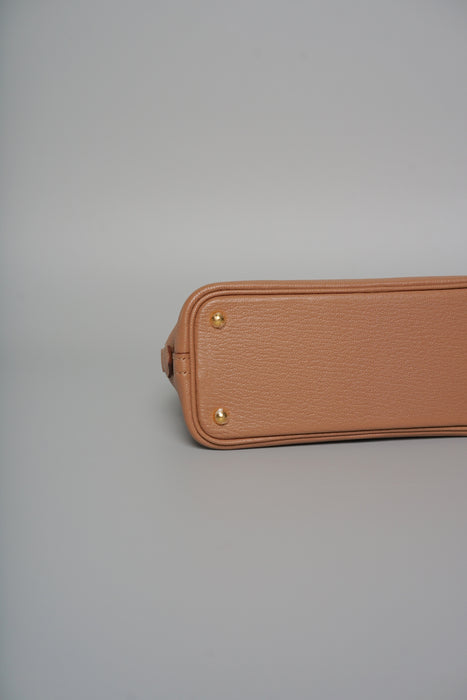 Hermes Mini Bolide in Quebracho Chevre Ghw