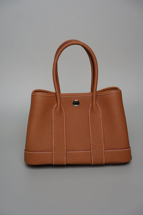 Hermes Mini Garden Party 23 in Gold Phw (Brand New)