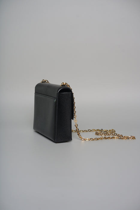 Hermes Mini Verrou in Black Chevre Ghw
